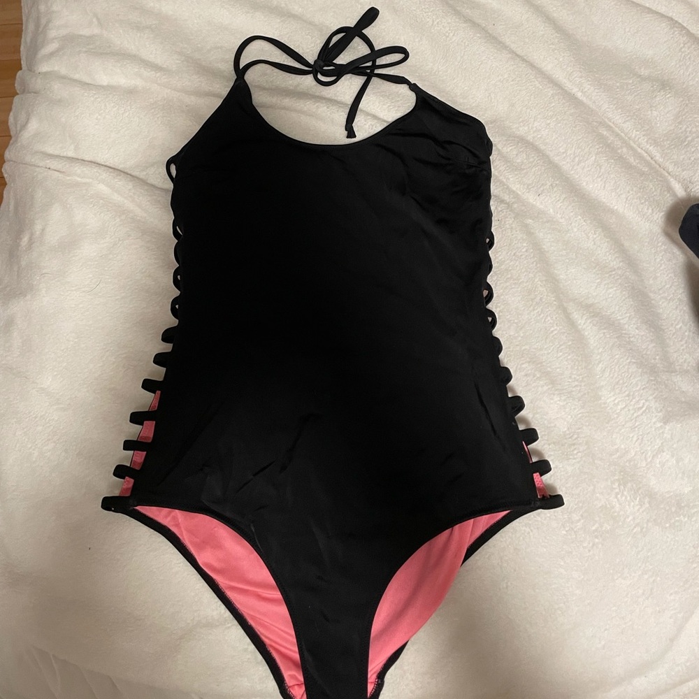 Vs pink cutout one peice